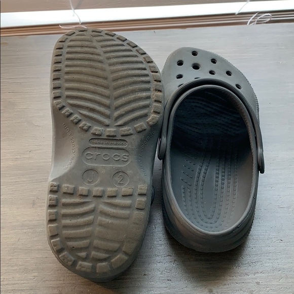 Grey Youth Crocs - Picture 3 of 3